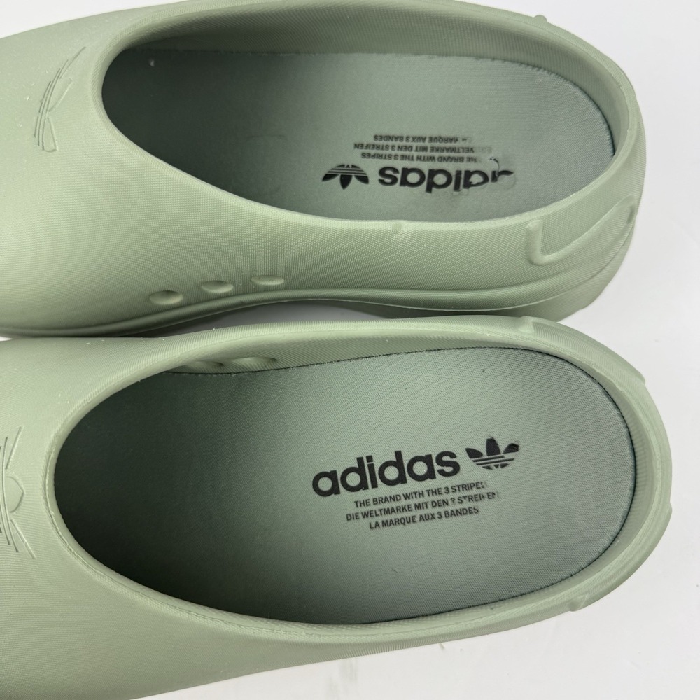 adidas Adifom Stan Smith Mules Womens 10 Men's 8 Green Rubber Slip On Unisex - Picture 4 of 11